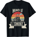 Retro Vintage Mind If I Smoke Diesel Semi