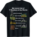 7 Wonders of the World, Check the place where you have been!