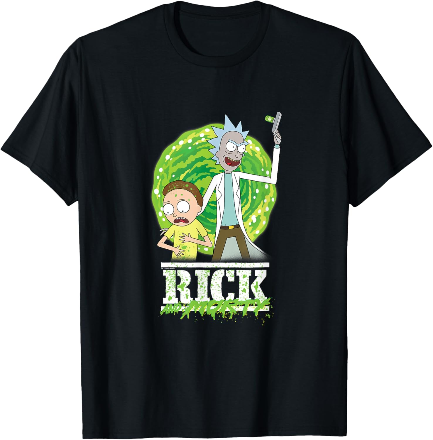 Rick Morty Slime Splash Portal Gun Pose Characters