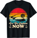 Vintage Retro I M Captain Now Boat Captain