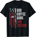 God Coffee Guns Freedom Funny Ar15 Gun American Flag