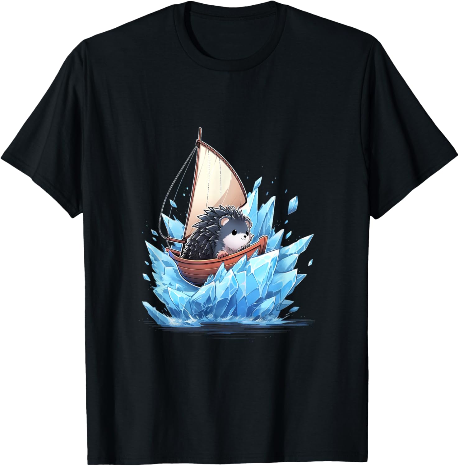Ice Sailing Hedgehog Ice Sailor Ice Boating Yachting