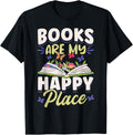 Reading Book Lover Flowers Books Are My Happy Place