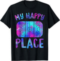 My Happiest Place Hockey Rink Womens Kids Ice Hockey Lover