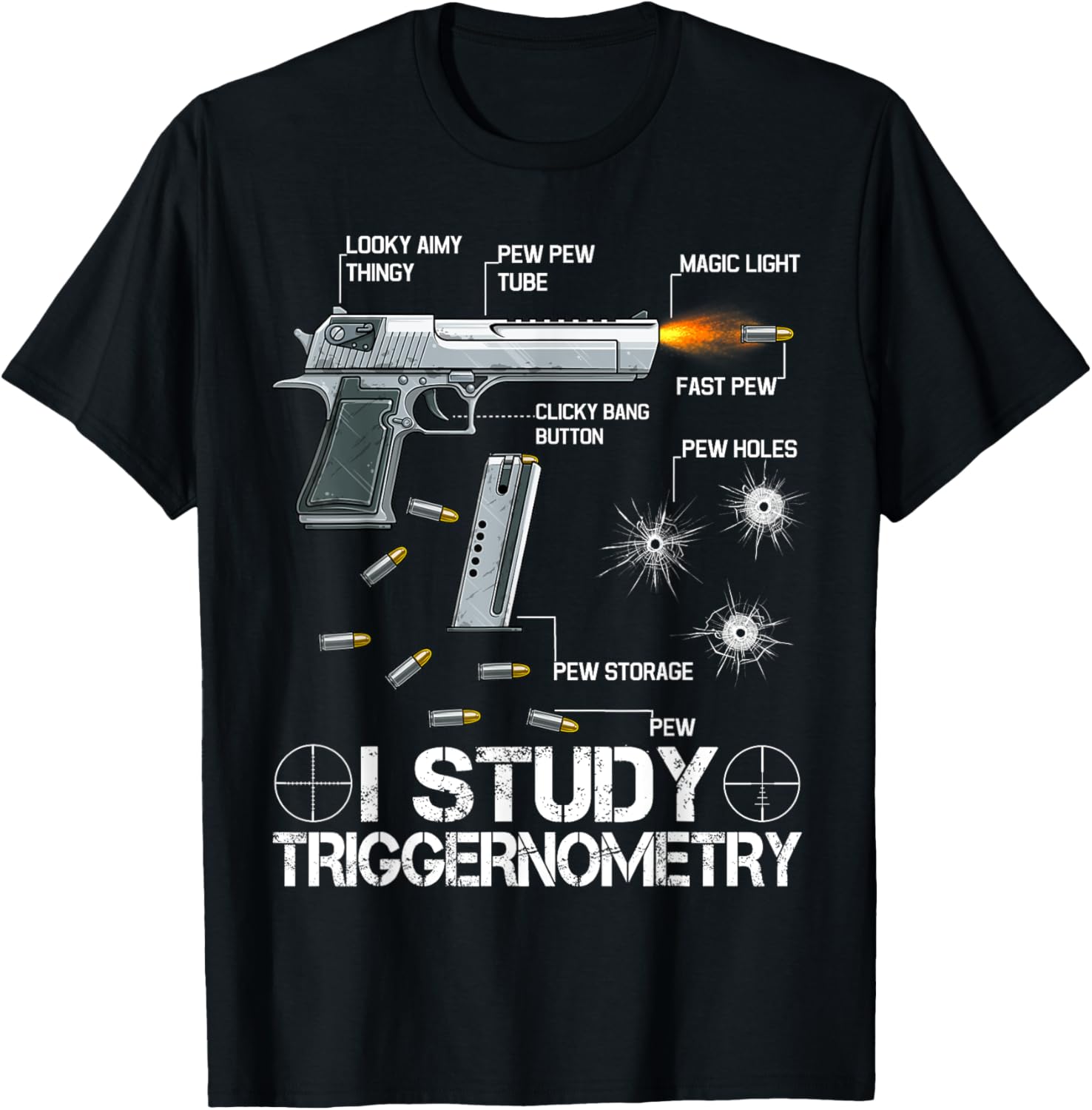 I Study Triggernometry Ammo Gun Lovers