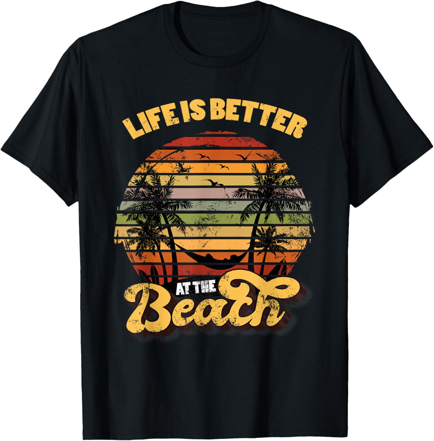 Life is better at the Beach Vacation T-Shirt for Men Women Kids