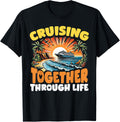 Anniversary Cruise Shirts Unisex Adults Black Small Crew