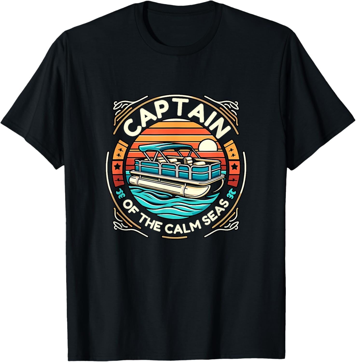 Captain Of Calm Seas Pontoon Boating Tritoon Boat