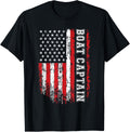 Boat Captain American Flag Boating Women Men