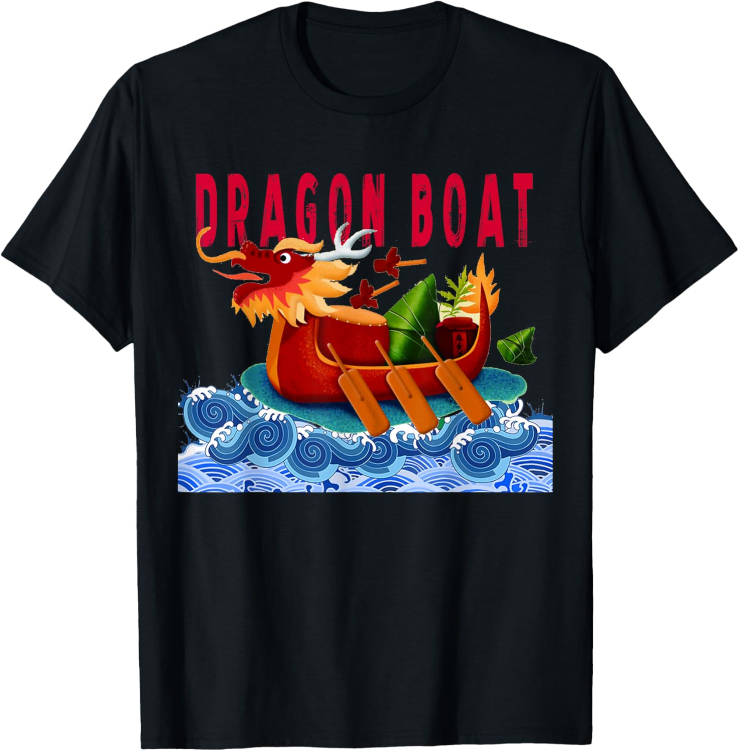 Dragon Boat Vintage Charm Chinese Boating