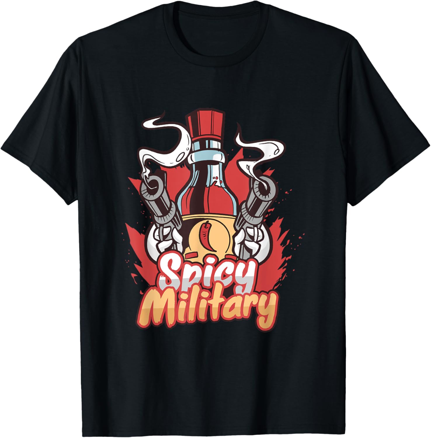 Red Spicy Hot Military Gun