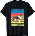 Corgi Dog Lover I've Got Friends In Low Places Retro