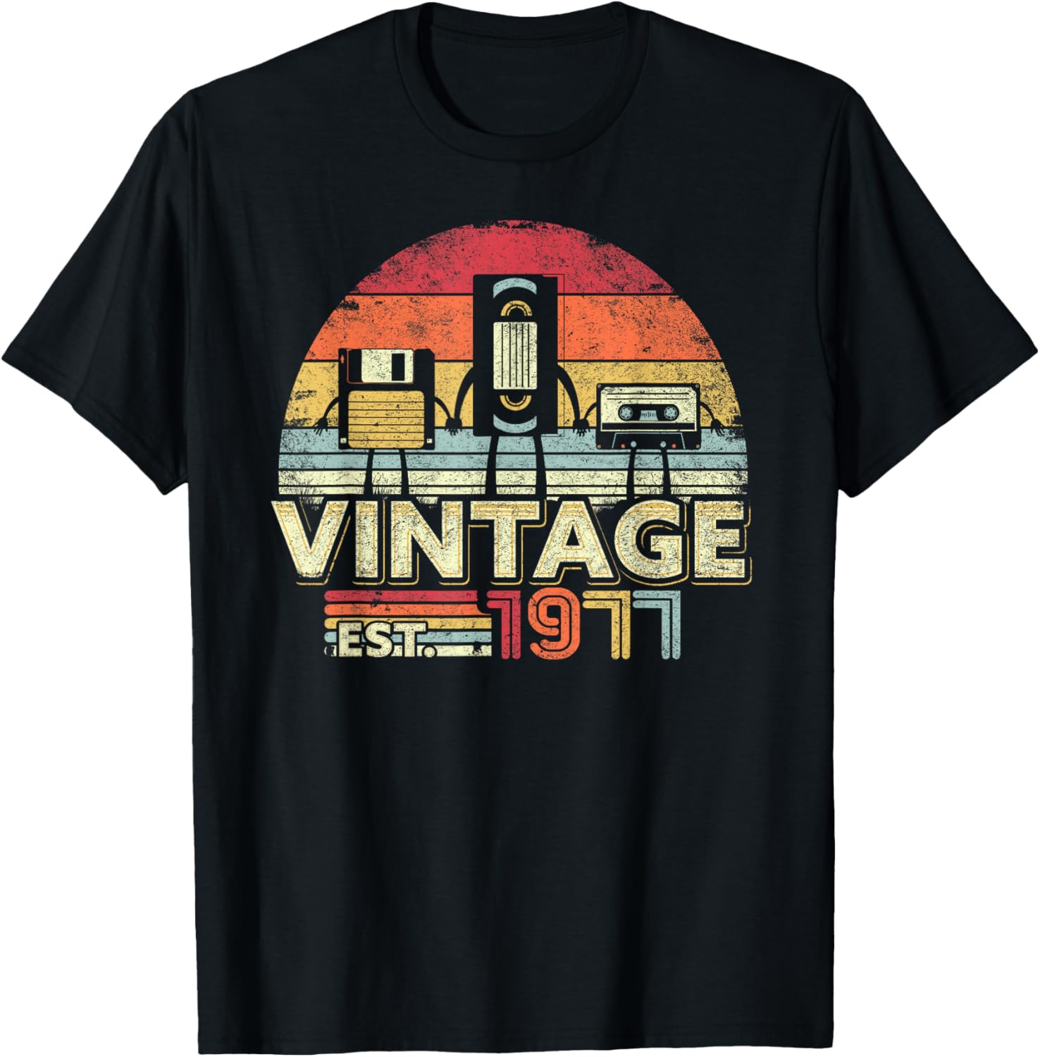 Pack A Punch 1977 Birthday Vintage T-Shirt Retro Vintage Tee