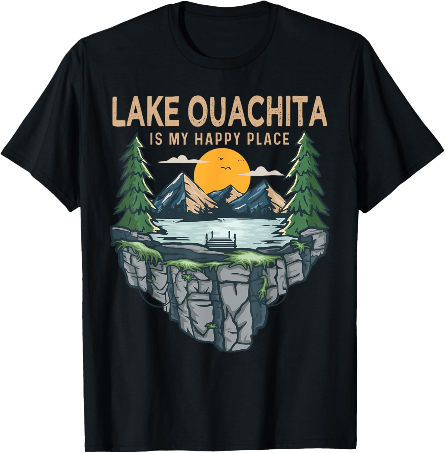 Fishing Boating Camping - My Happy Place Lake Ouachita