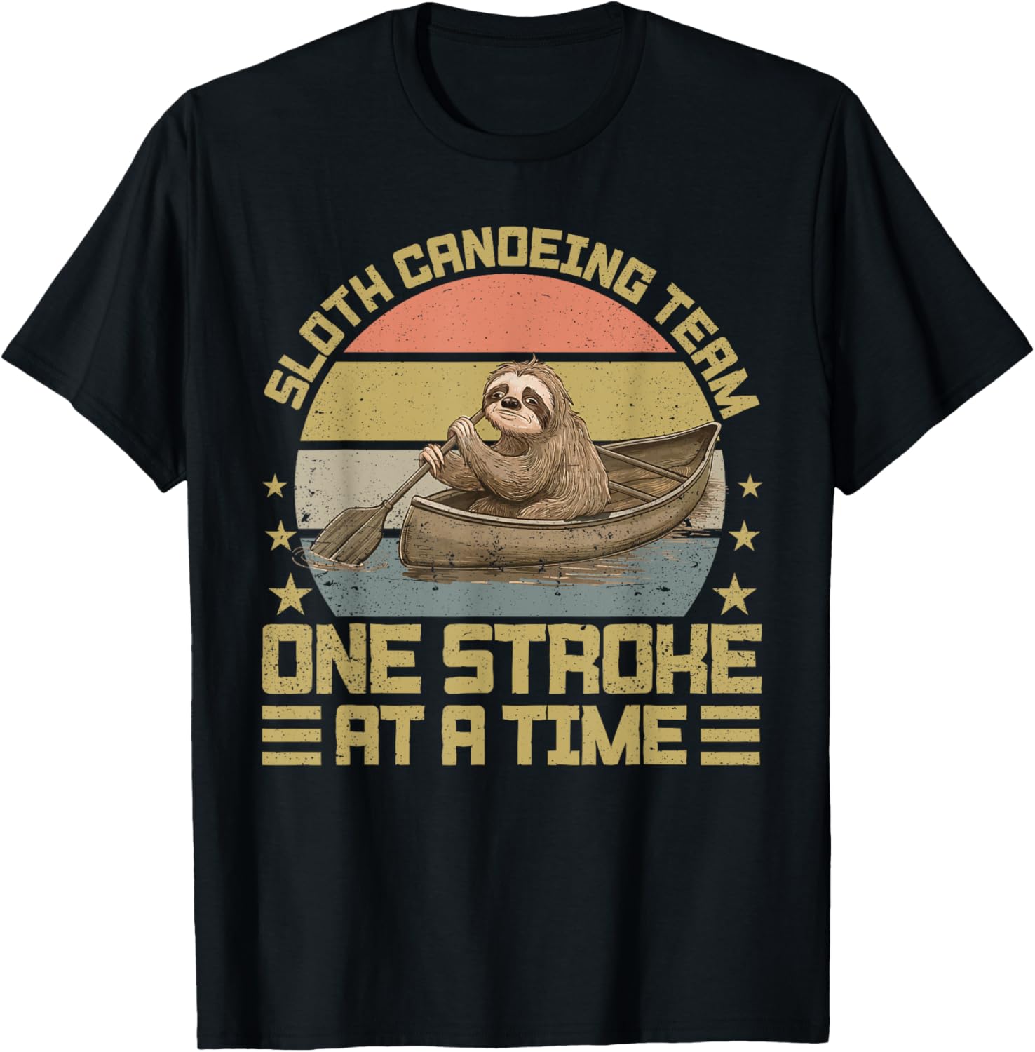 Sloth Canoeing Team One Stroke At A Time
