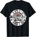 Guns N Roses Official Floral Bullet Short Sleeve