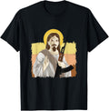 Jesus Holding Ak 47 Gun Metal Dangerous Ak 47