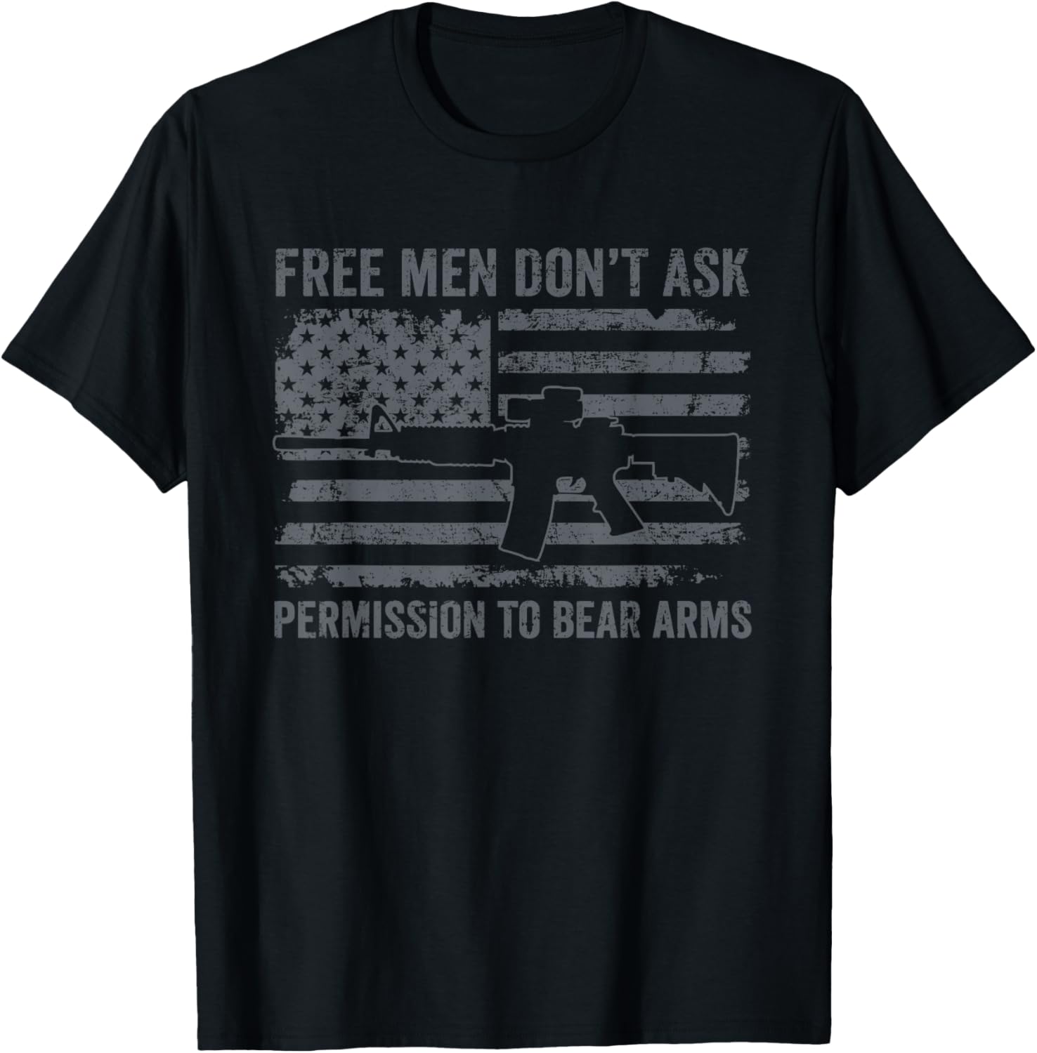 Free Men Dont Ask Permission Right To Bear Arms Pro Gun