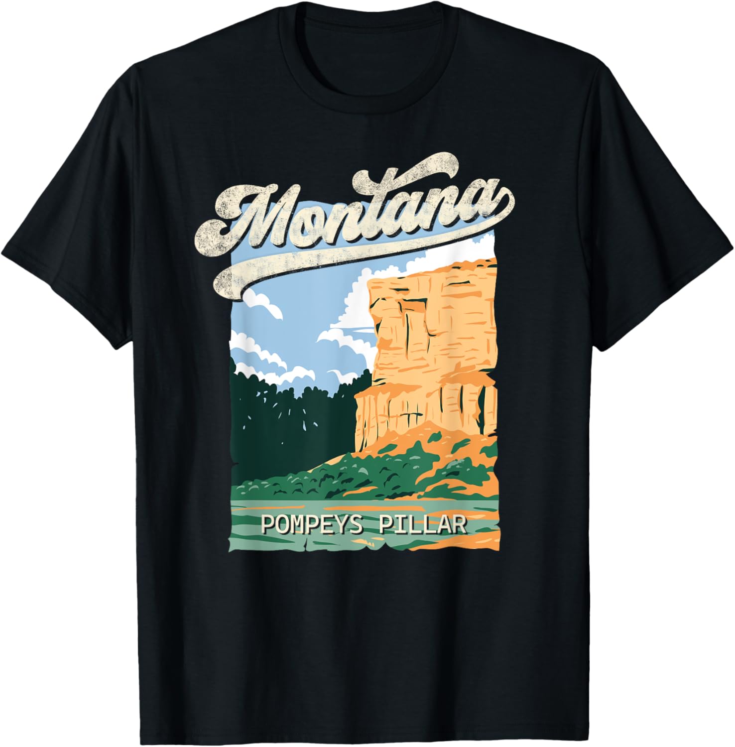 Pompeys Pillar Montana Big Sky Country The Last Best Place