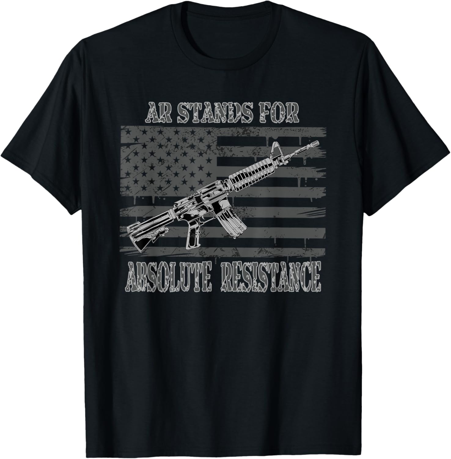 Absolute Resistance Ar15 2Nd Amendment Us Flag Pro Gun