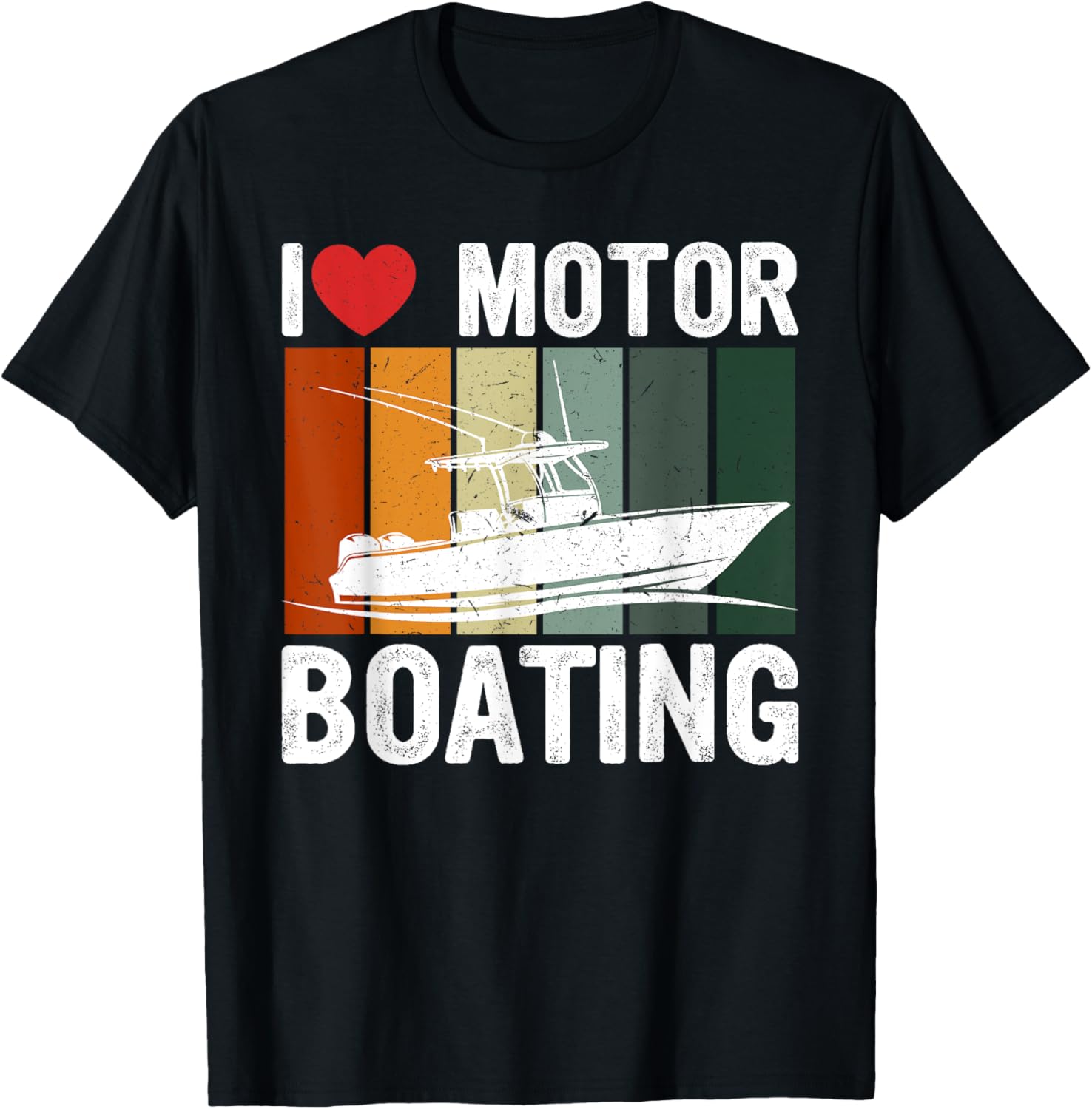 I Love Motorboating Boating Captain Boat Pontoon Boating
