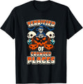 Terrified of Crowded Places Skeleton Skull Pumpkin Scary