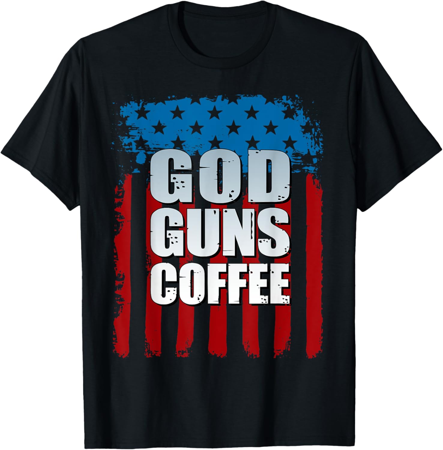 God Guns Coffee Merica T Shirt Gun Lover Shirt