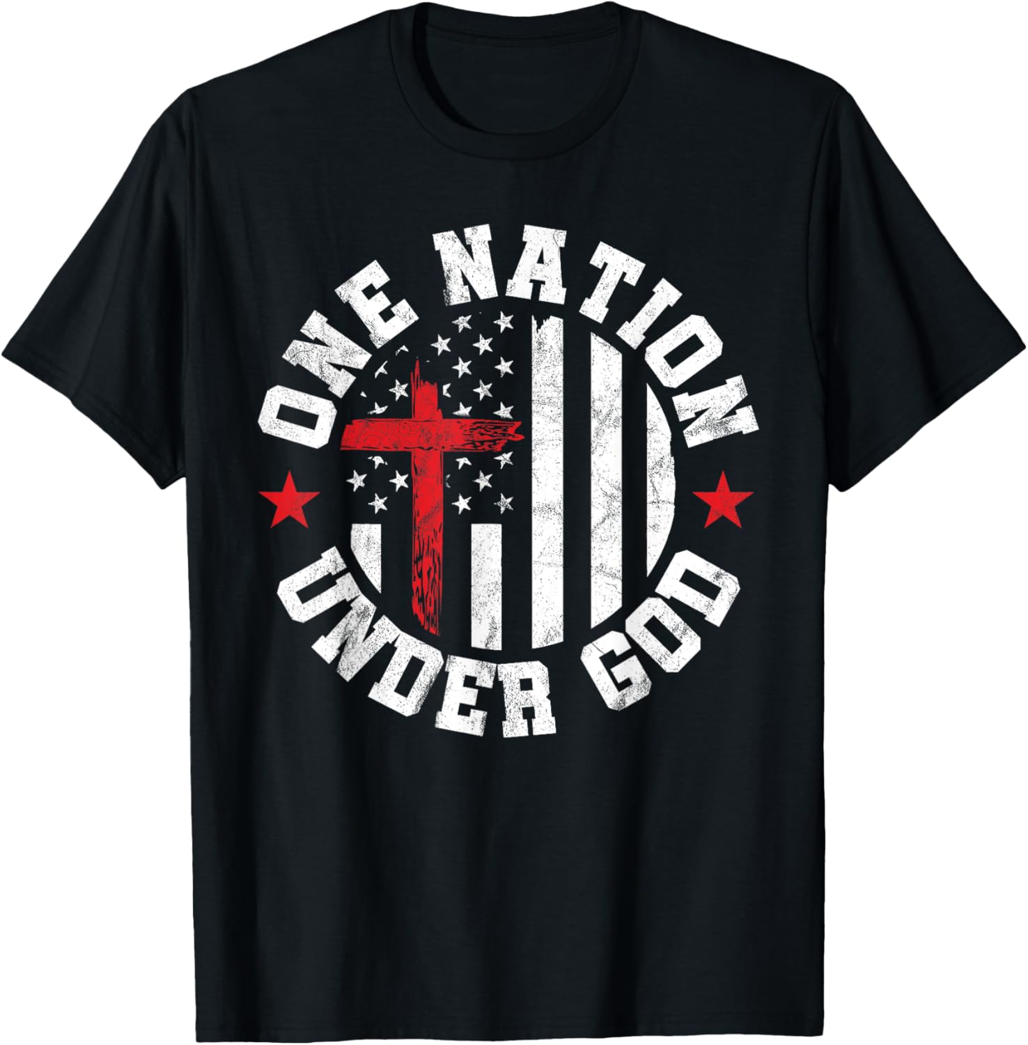 One Nation Under God Christian Betsy Ross Flag Gun Rights
