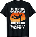 Parkour Freerunning Traceur Athlete Jumping Over Places Is