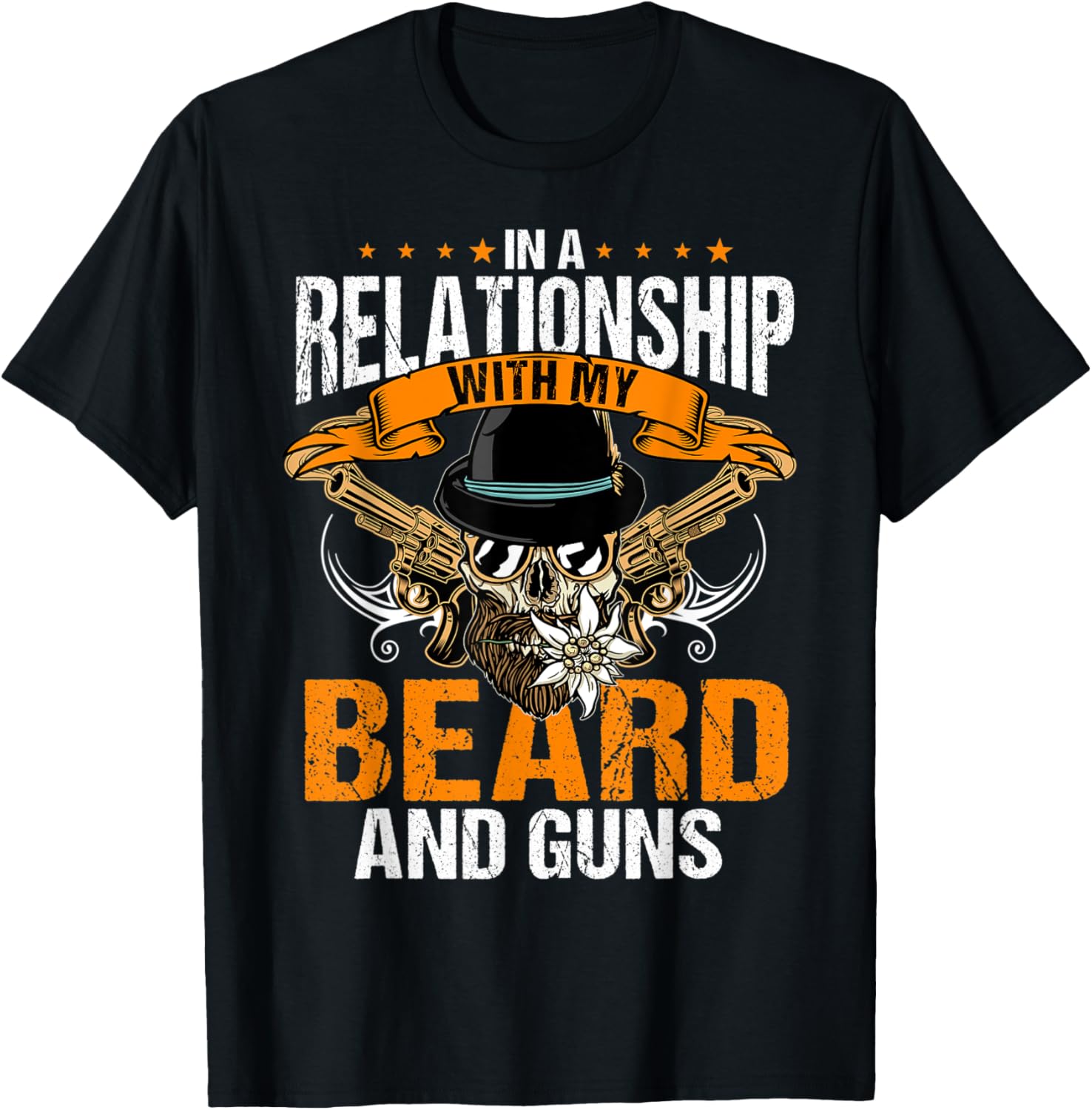In A Relationship With My Beard Guns Beard Gun Owner