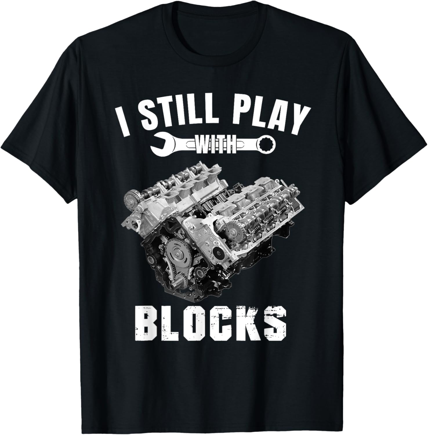 Mechanic I Still Play Blocks Funny Car Engine