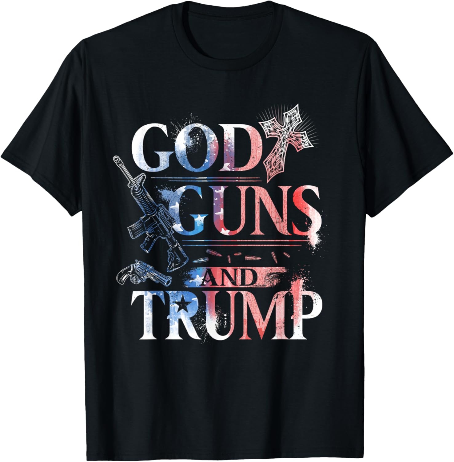2Nd Amendment T Shirt Trump 45 God Guns Trump Shirt