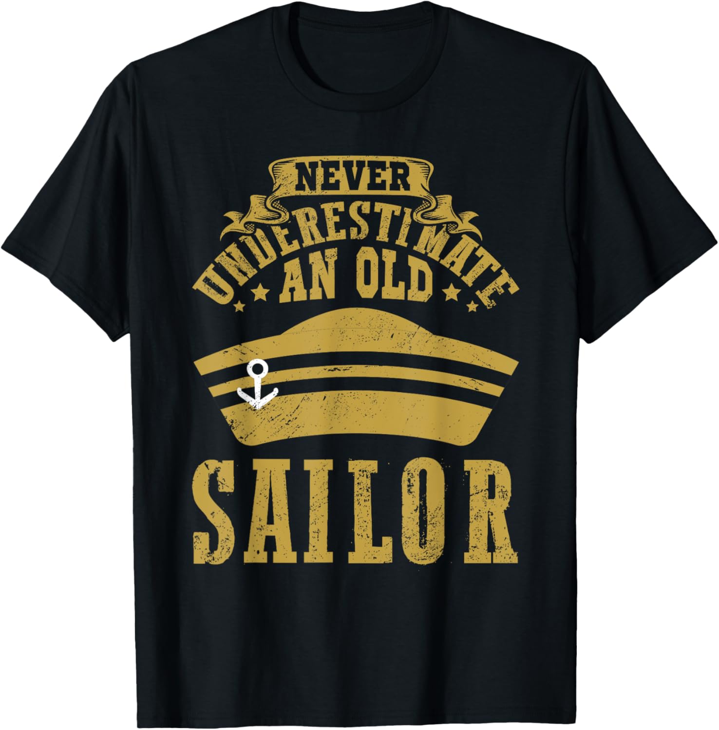 Never Underestimate An Old Sailor Nautical Sailing Sailboat