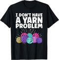 Funny Yarn Design For Men Women Crochet Knitter Yarn Lovers