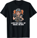 Love Smell Of Diesel Funny Mechanic Car Lover
