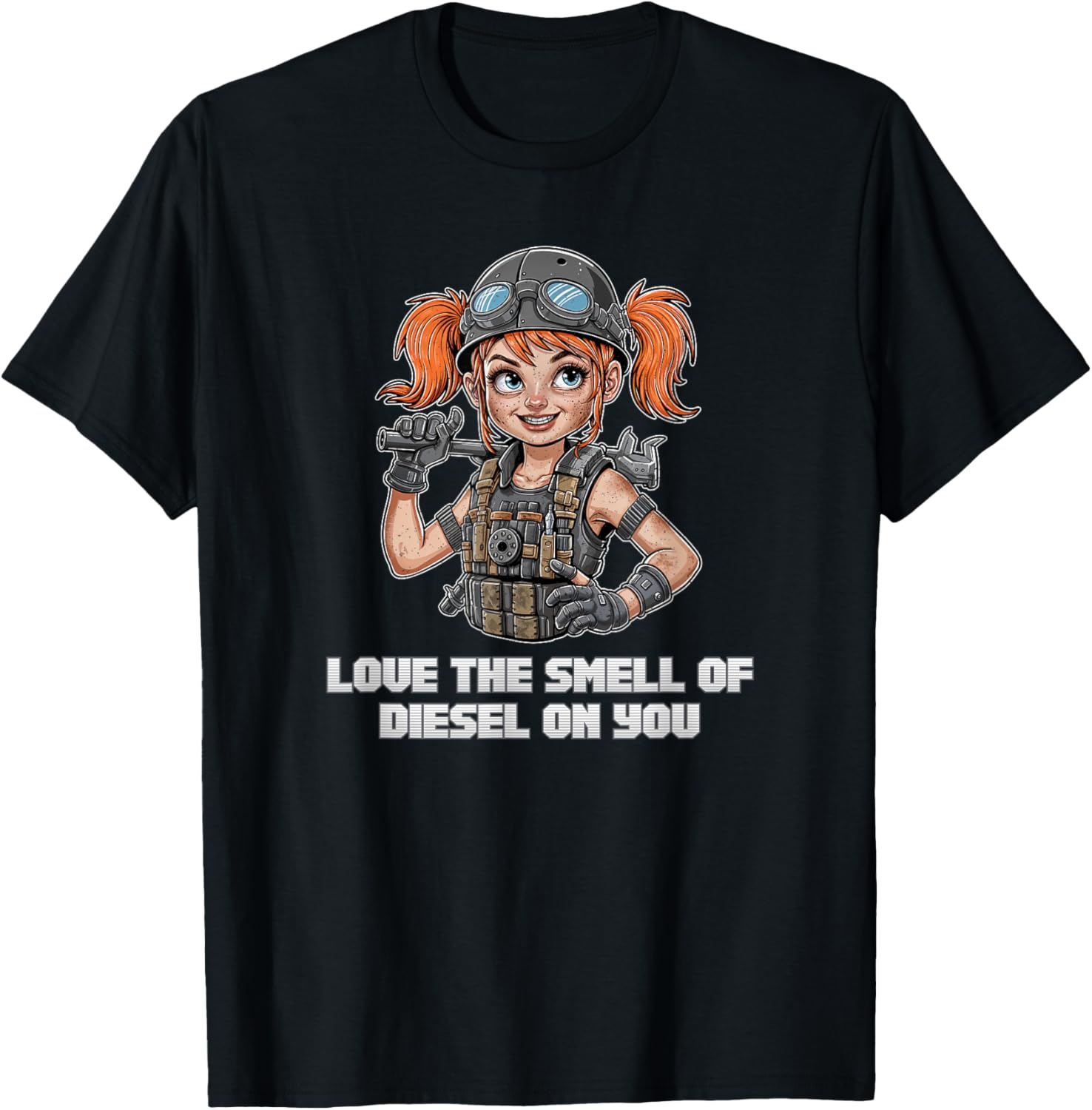 Love Smell Of Diesel Funny Mechanic Car Lover