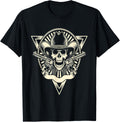 Outlaw Cowboy Skull Men Pro Gun Nd Trump Biker