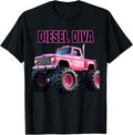 Pink Diesel Truck Monster Design Country Girl Vibes
