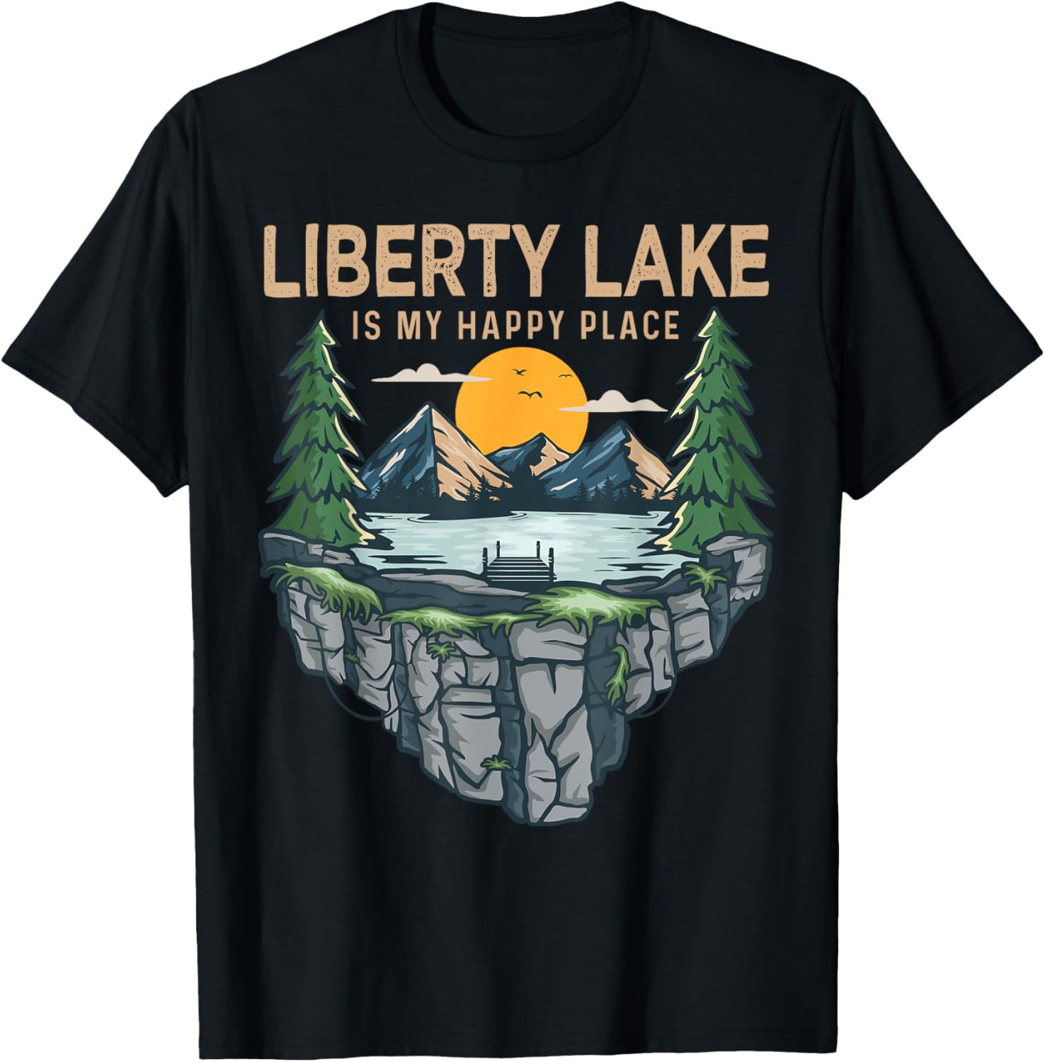 Fishing Boating Camping - My Happy Place Liberty Lake