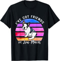 I've Got Friends In Low Places French Bulldog Dog T-Shirt for Men Women Kids