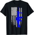 Fn Scar Stars Stripes Flag Shirt Blue