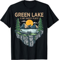 Fishing Boating Camping - My Happy Place Green Lake