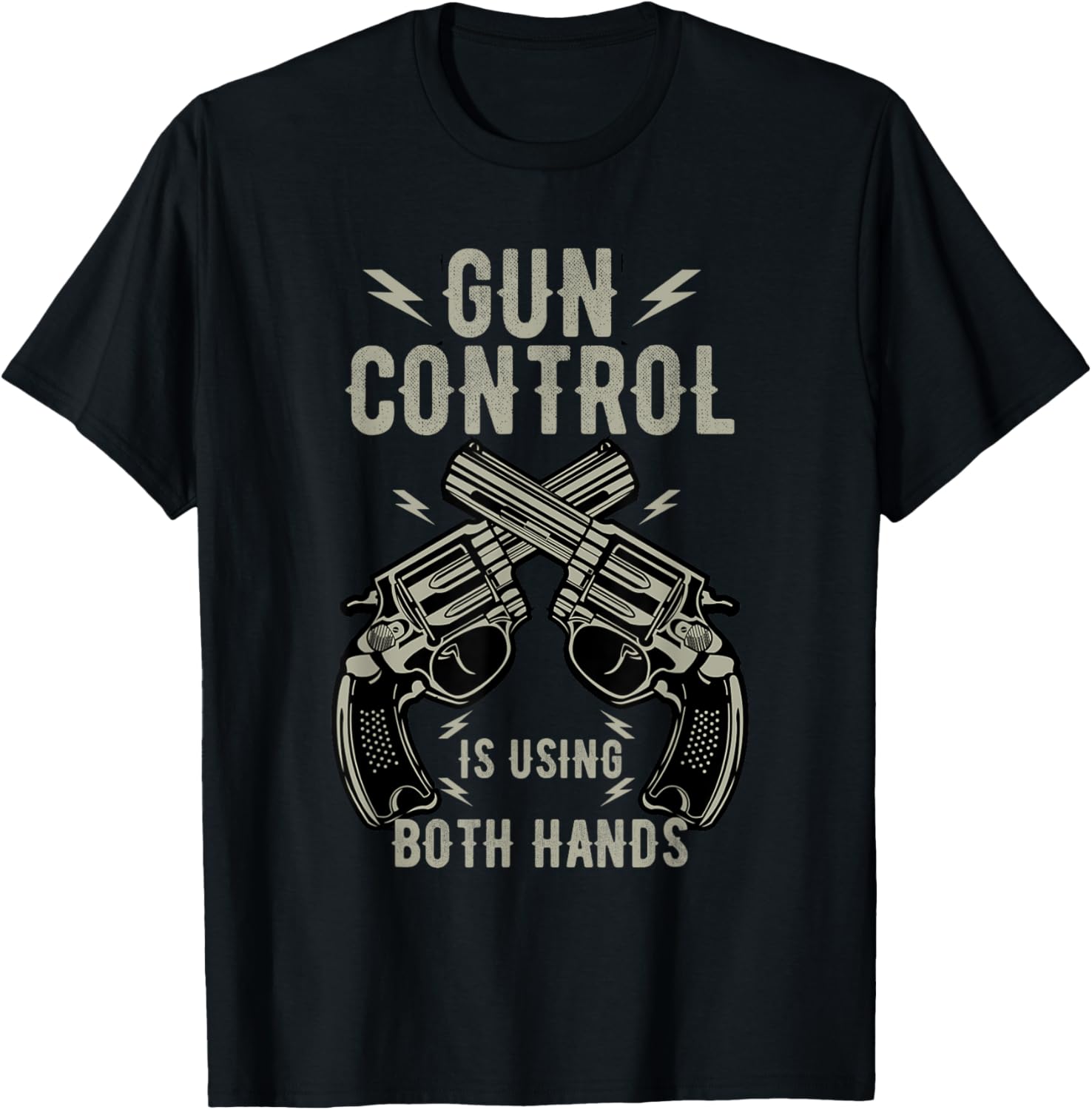 Gun Control Is Using Both Hands Distressed Guns