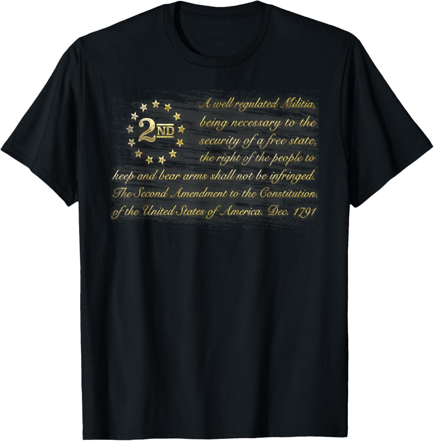 2Nd Amendment Pro Gun Constitution T Shirt