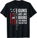 Guns Are Like Boobs Funny Mens Guns Titties Joke Usa
