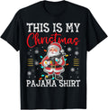 This Is My Christmas Pajama Shirt Funny Gun Lover Santa Xmas