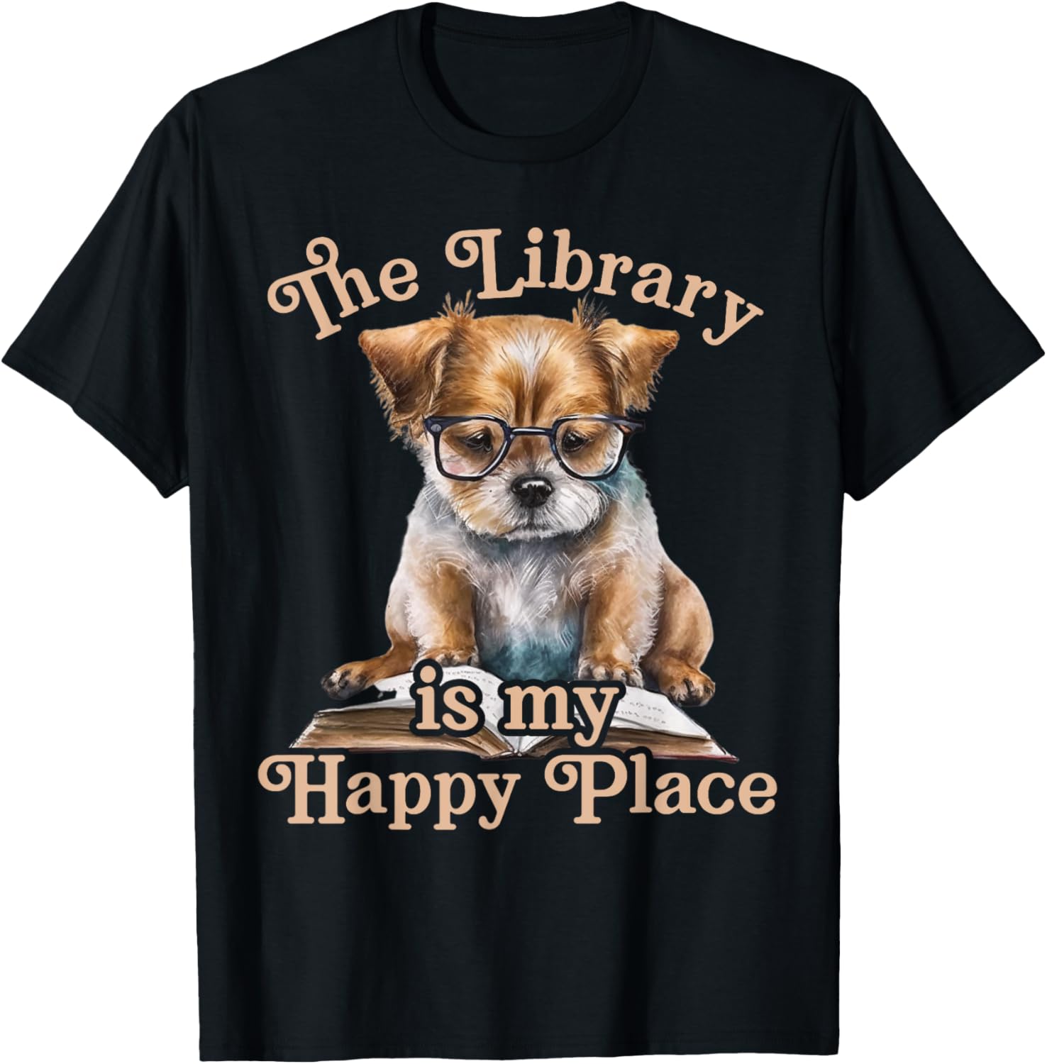 The Library Is My Happy Place Dog Teacher