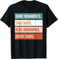 Funny Grandfather Real Grandpas Shoot Guns
