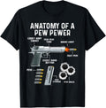 Anatomy Of A Pew Pewer Funny Ammo Gun Amendment Hunt Saying