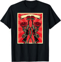 Machine Gun Rifles With Roses Gift